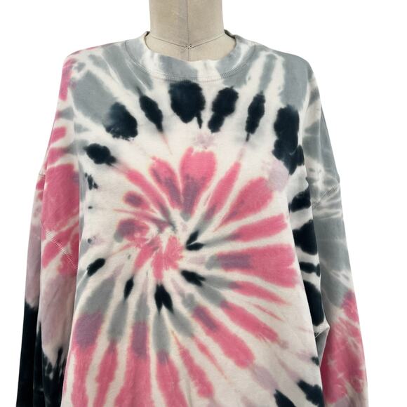 Electric & Rose Neil Sweatshirt Wildrose & Savannah Wash Tie Dye Size XS - Picture 3 of 13